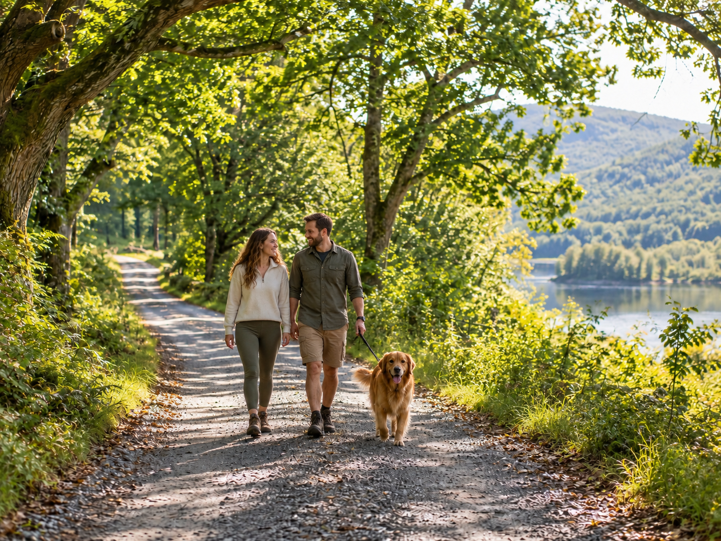 Friends and family enjoying peaceful boating on Norris Lake at golden hour